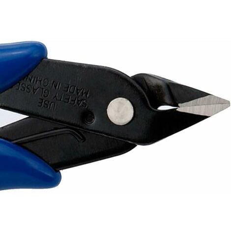 Mini Wire Cutter, 2pcs Electrical Wire Cable Cutter Precision Cutter Pliers Flush Wire Cutter Diagonal Side Cutter Wire Cutter Snips with Soft Grip for Jewelry Craft DIY