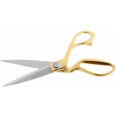 Tailor's Scissors Sewing Scissors Craft Stainless Steel Professional Scissors Scissors in Gold Color 9.5 inch (1/5)