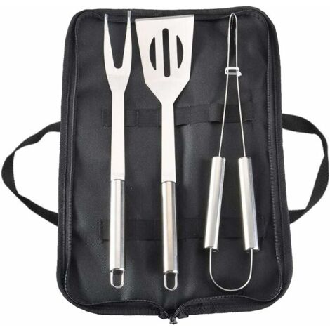 BBQ Tool Set, BBQ Grill Tool Kit, Stainless Steel Cooking Accessory Kit for Premium Extra Thick Stainless Steel Barbecue Accessories (1/5)