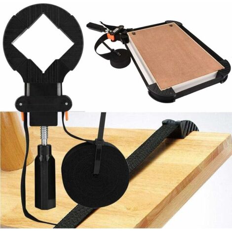 Ratcheting Band Clamp - 4 Jaw Frame Clamp For Woodworking
