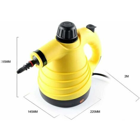 Bielmeier Handheld Steam Cleaner - 15-Second Heat Up, 350ml Tank, 8 Attachments For Kitchen & Bathroom, Chemical-Free