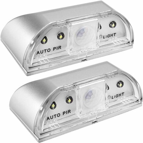 Keyhole Night Lights, Pack of 2 PIR IR Infrared LED Night Light for Door Lock, Automatic Motion Sensor