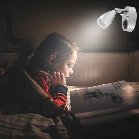 2x 12V LED Interior Spot Reading Lights With Switch – For Camper Van, Caravan, Boat, Motorhome