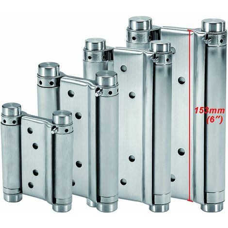 Spring loaded cupboard hinges top