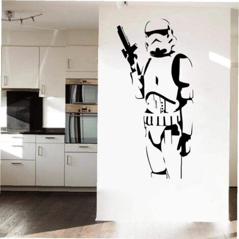 Fashion Decor Product Cool Star Wars Kids Loves Stormtrooper Wall Art Sticker Vinyl Decals Boys Room Decor Mural (1/5)