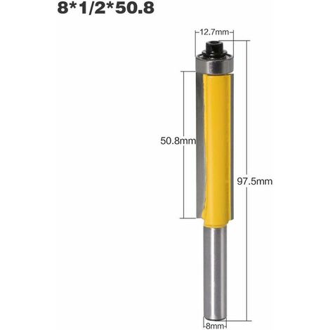 Woodworking Milling Cutter Extra-long Razor Bit Straight Bit-76.2mm ...