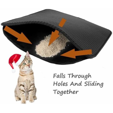 Cat mat double structure litter litter mat underlay for litter (1/5)