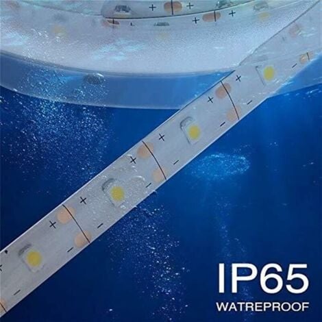 Outdoor waterproof solar light strip, automatic on / off, 2 modes, flexible and cutting table, self-adhesive, 5 m 150 LEDs light strip window staircase roof terrace not Warm white