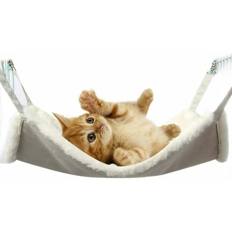Comfortable Hammock Pet Kitten Blanket Cage Hanging Bed for Rabbits, Ferrets, Chinchillas, Cats IE145 58 48cm (1/5)