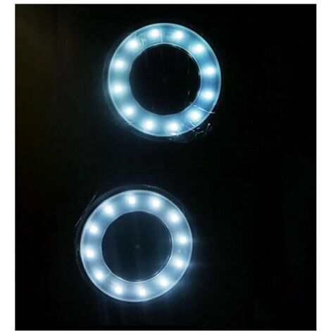 Solar Ground Lights 4 Pack IP68 Waterproof Solar Disk Lights for Outdoor Garden 12 LEDs for Patio Garden Pathway Lawn Yard White
