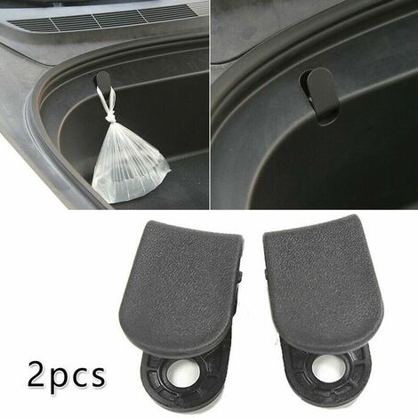 2 Pack ABS Plastic Car Trailer Front Trunk Hooks (1/5)