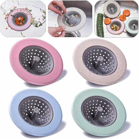 Xinlie Filtres Rotatifs Pour évier - 4 Pièces Colorées (vert, Bleu, Beige, Rose)