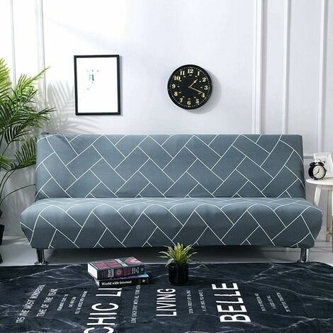 Housse de Canapé-lit pour Le Recouvrement Complet De Canapés sans Accoudoirs, Extensible élastique, Amovible, Parfaite Protection pour Canapé 160-190CM (1/5)