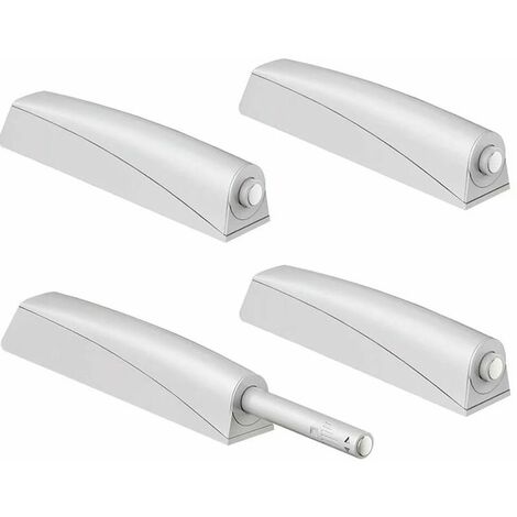 Loqueteau pour meuble Push to Open Aimant Porte Placard Jiayi 4 Pièces Loquet Magnetique Push Open Poussoir Placard Fermeture Magnétiques pour Armoire Systeme Push to Open Amortisseur Tiroir (1/5)