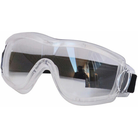 Lunettes de protection anti-poussière avec ajustement universel  surlunettes de protection  Oculaire résistant aux rayures, antibuée-Modèles pour enfants-Blanc (1/3)