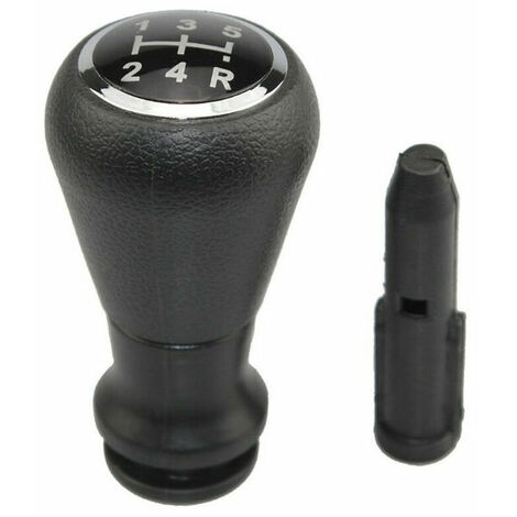 Remplacement du pommeau de levier de vitesse 5 vitesses pour Citroen Peugeot 206 207 307 - Le noir - Le noir (1/5)