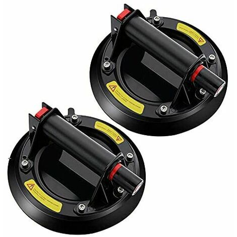 Lot de 2 Ventouse Vitre Professionnelle,Vide Ventouse en verre pour Transport et Déménagement de Vitre, Carrelage, Verre, Baie vitrée,Carreaux,Plaques & Sols, Manutention de meubles, etc WddnAot