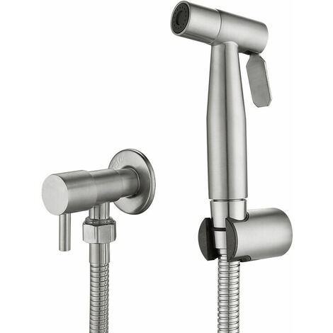 Pulvérisateur de toilettes pour bidet et de toilettes en acier inoxydable, Kit de pulvérisateur de bidet, pulvérisateur de robinetterie Pulvérisateur de WC ，T-Audace