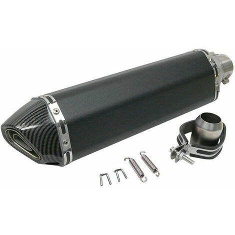 38-51mm 47cm En Acier Inoxydable Universel Échappement De Moto Échappement Modifié Moufle D'échappement Fit pour La Plupart Des Styles De Moto 1 - 1 (1/5)