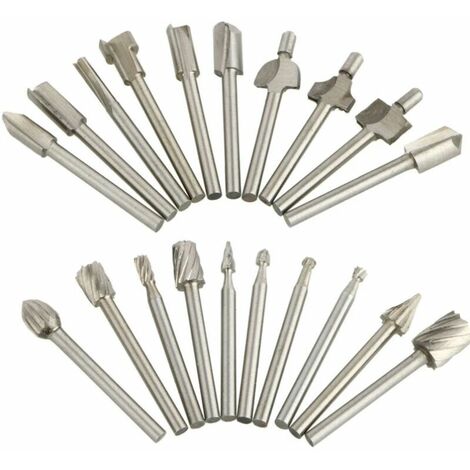 Paquet de 20 fraises de coupe en carbure de tungstène Dremel forets meuleuse rotative (1/5)