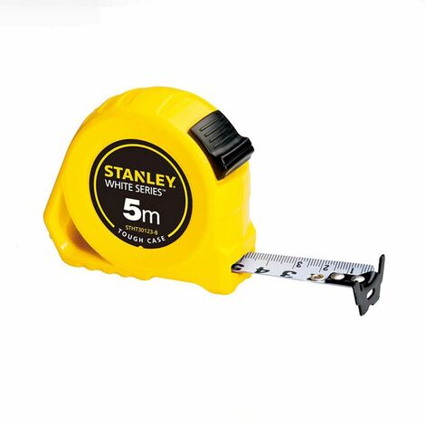STANLEY Mètre Tylon Bi matière 5M X 19mm Stanley - Ruban anti-corrosion - Boitier Bi-Matière - Blocage Du Ruban (1/3)