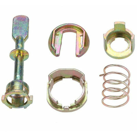 Kit de réparation de serrure de porte latérale avant gauche et droite pièces de rechange pour VW POLO 6N 9N (1/5)