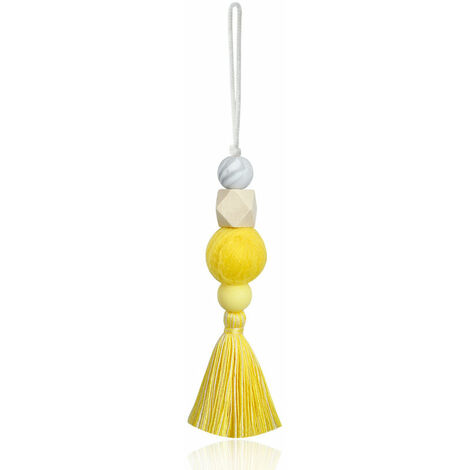 Charme de voiture, fait à la main, pour la maison, décoration de voiture（jaune） (1/5)