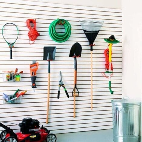 Garage Hooks Garage Storage Hooks Hanging Hooks Steel Wall Hook with Non Slip Coating Heavy Duty Bracket for Hanging Ladders Bicycles Garden Tools