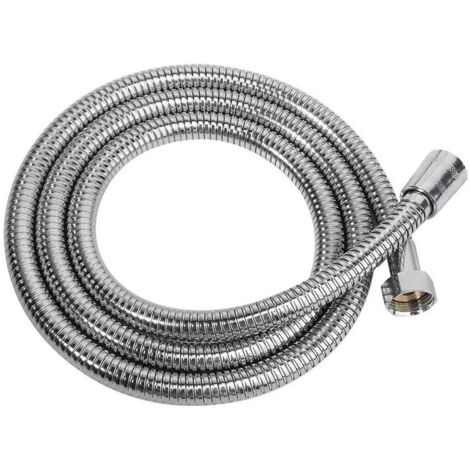 Universal Shower Hose (G1/2 inch, 2M), Anti-Twist and Anti-kink Shower Hose, Stainless Steel/Chrome (1/5)
