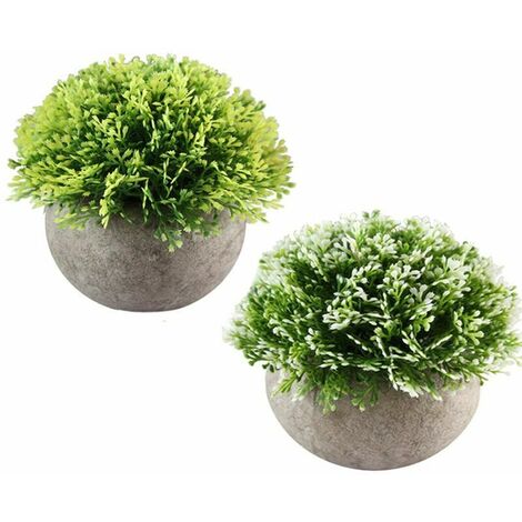 Mini Artificial Succulent Plants with Pot Decorative Plant for Home, Garden, Kitchen, Wedding Indoor and Outdoor (1/4)