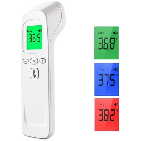 Medical Infrared Forehead Thermometer Non-contact thermometer for person (Adult Child baby) and object surface, LCD display Sound option 30 memories (1/5)