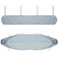 Patio Protection Canopy, Awning Dust Cover, Garden Waterproof Awning Cover Sun Shade Shelter(Grey,3.5m)