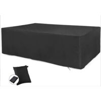 Garden Furniture Covers , Rectangular/Square Waterproof, Anti-UV, 210D Oxford Fabric Cover Black 12312374CM