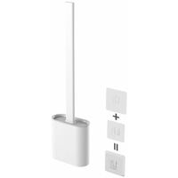 Toilet Brush & Holders,Silicone Toilet Brush,Deep Cleaner Toilet Brushes & Holders White