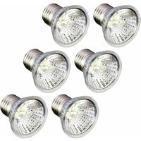 Reptile Lamp Tortoise Bulb Basking UV Bulbs Heating Lamp Bulb for Reptiles Aquarium Tortoise Lizard Snake, 6 Pack 75W UVA UVB