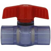 PVC Ball Valve 20 25 32 40 50 63mm Bonded Ball Valve Ball Valve Ball Valve (inner diameter 32mm)