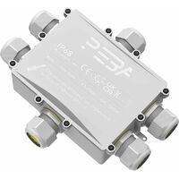 Waterproof junction box outdoor cable connectors garden electrical junction box 4 way junction box IP68 Ø4-14mm