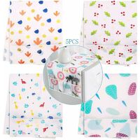 5-Piece Refrigerator Cover Fridge Protector Cover Multi-Purpose Dust Cover Washing Machine Cover with Side Storage Pockets for Fridge Washing Machine