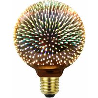 Edison Light Bulb 3D Firework Led Light Bulb 4W 220-240V E27 Specialty Decorative Light Bulb (G95)