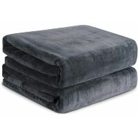 2 Bath Towels, RenFox Bath Sheets 80180cm Large Highly Absorbent Towels for Sauna Shower Swimming Bathroom Hotel Travel(Grey)