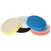 Polishing Pad, 5 Pieces 150mm/6 Inch Polishing Sponge Polishing Kit for Car Polisher Buffer Pad/for RO/DA Dual Action Polisher Buffing