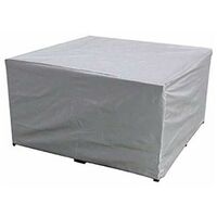 Garden Table Cover, Waterproof Rectangular Tarp for Outdoor Furniture, Wind/Rain/UV/Dust Proof, with Drawstring (150 x 150 x 75cm)
