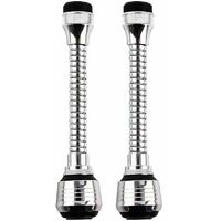 2 Pieces Faucet Extension, Swivel Extension Filter, Shower Faucet Extension, 360° Adjustable, for Kitchen Sinks, Bathroom