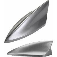 Shark Antenna, Shark Fin Antenna, Car Antenna, Universal Car Antenna, FM/AM Antenna, Made of ABS, Enhanced Signal, Waterproof and Dustproof (Gray)