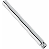 Shower Arm Extension Arm Stainless Steel Hose Pipe for Bathroom Shower Head, Thread Size G1/2 Inch,201 With Chrome Plating(6 Inch,1/2 Inch)