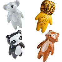 4 Pieces Cupboard Knobs Ceramic Door Knobs Cabinet Knobs Handle Cabinet Drawer Kitchen Animal Design