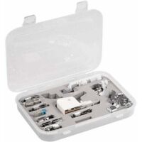 Sewing Accessories 15pcs Sewing Machine Presser Feet Set Walking Foot Kit for Brother Singer Domestic Sewing Machine