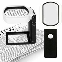Magnifier with Light and Stand, 25X 10X Illuminated Handheld Hands co.ukee Magnifier 9 LED Illuminated Magnifier for Reading, Inspecting, Exploring, Jewelry, Hobby and Crafts