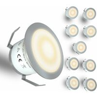 Lumière de pont à LED basse tension - Kit d'éclairage de pont à LED encastré, lampe enterrée extérieure à escalier pour patio de jardin, décor de paysage de plancher en bois, étanche IP67, 12V
