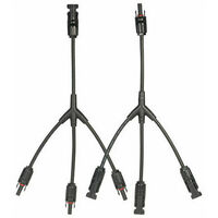 daptateur De Connecteur De Cable De Panneau Solaire Mc4 Branche Y, 1 Paire M/FFF Et F/MMM - 1 Paire M/FFF Et F/MMM